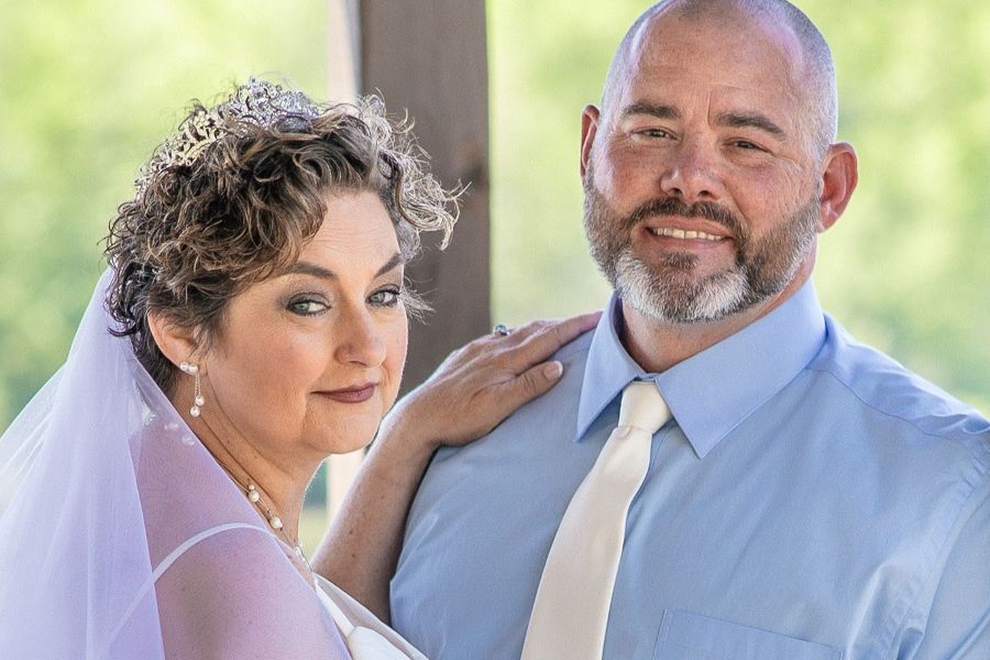 Photo of Sherilyn and Spence on their wedding day